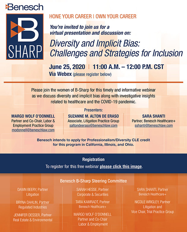B-Sharp Virtual Presentation on Diversity & Implicit Bias: Challenges and Strategies for Inclusion